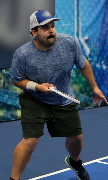 Grady playing pickleball